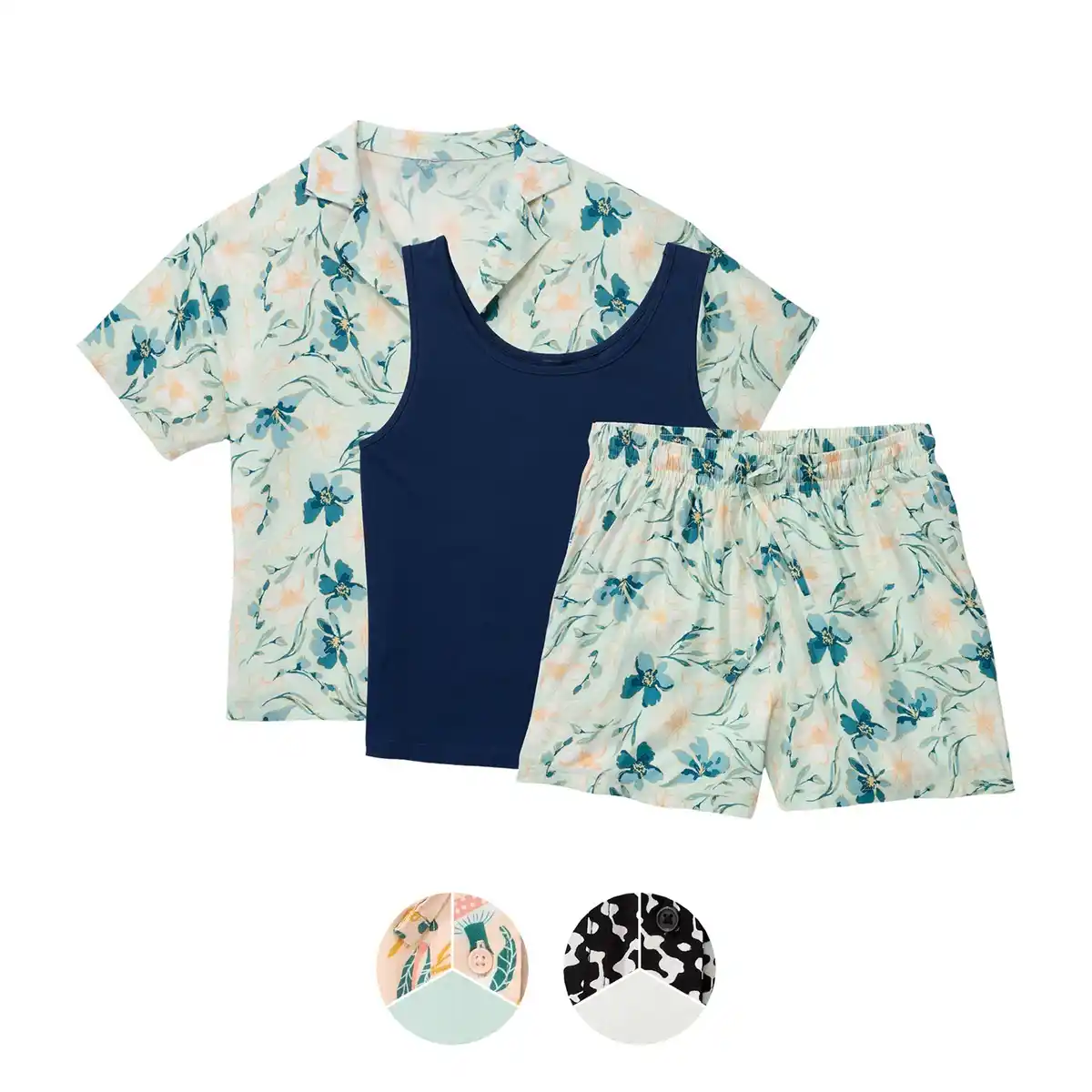 Bild 1 von UP2FASHION WOMEN Damen-Nachtwäsche-Set