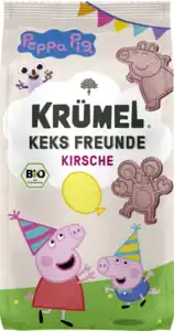 Krümel Bio Peppa Pig x Krümel Keks Kirsche, 125 g