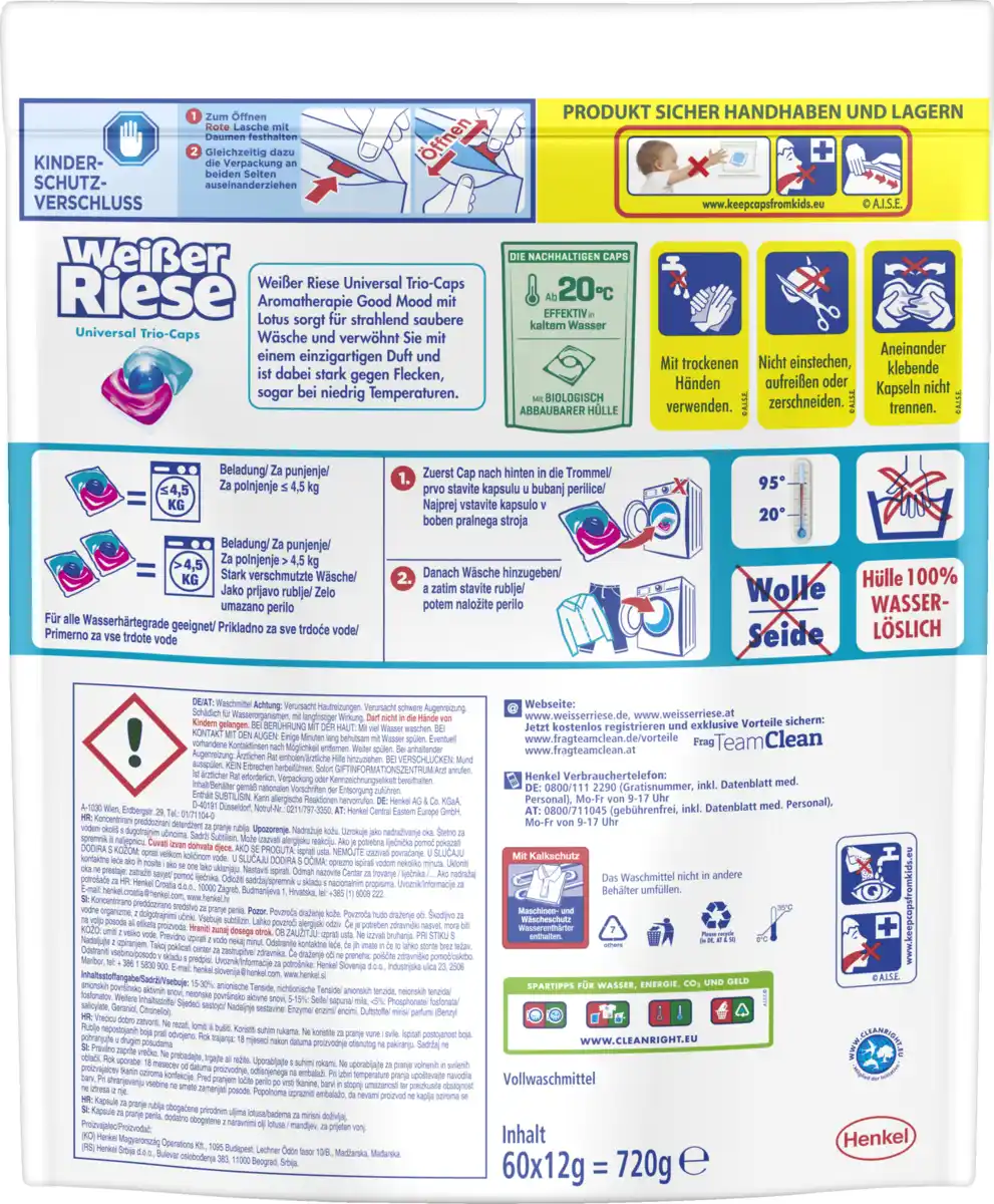 Bild 2 von Weißer Riese Universal Trio-Caps Aromatherapie Lotus 120WL, 120 WL