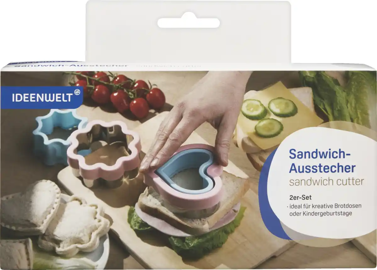 Bild 1 von IDEENWELT 2er Set Sandwichausstecher
