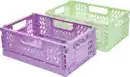Bild 1 von IDEENWELT 2er Set Klappboxen DIN A5