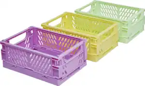 IDEENWELT 3er Set Klappboxen DIN A6