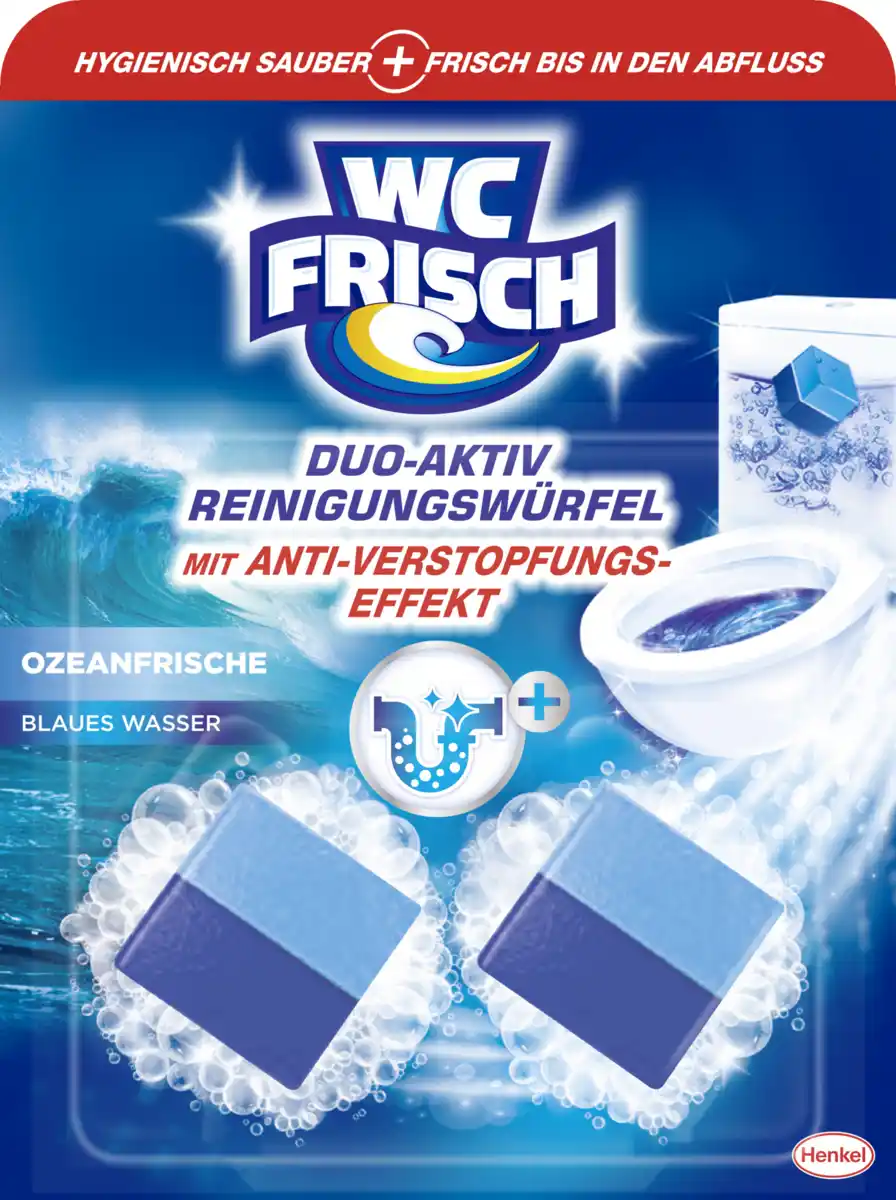 Bild 1 von WC FRISCH Duo-Aktiv Reinigungswürfel, 100 g