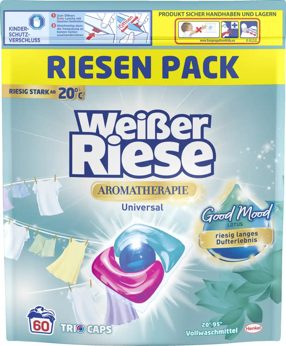 Bild 3 von Weißer Riese Universal Trio-Caps Aromatherapie Lotus 120WL, 120 WL