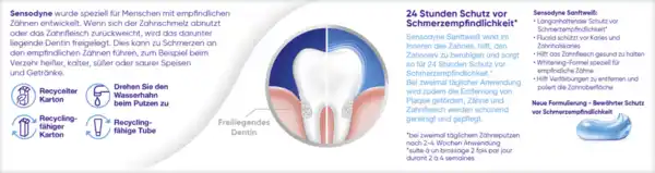 Bild 2 von Sensodyne MultiCare Sanftweiß Zahncreme, 75 ml