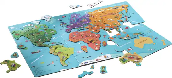 Bild 4 von IDEENWELT Magnetisches Weltkartenpuzzle