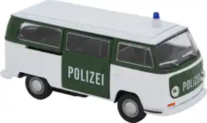 IDEENWELT VW Bus T2 Polizei Modellauto