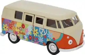 IDEENWELT VW Bus T1 Hippie Modellauto