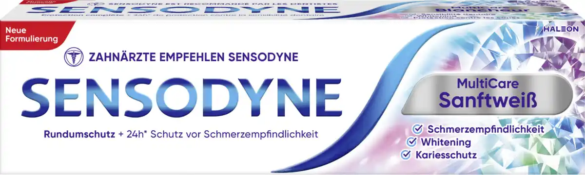 Bild 1 von Sensodyne MultiCare Sanftweiß Zahncreme, 75 ml