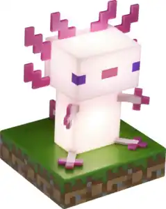 IDEENWELT Paladone Minecraft Icon Light Axolotl