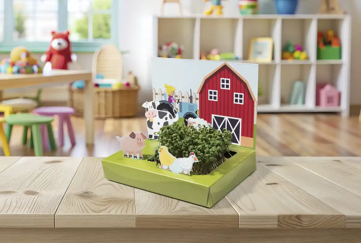 Bild 2 von IDEENWELT Pop-Up-Garten Bauernhof