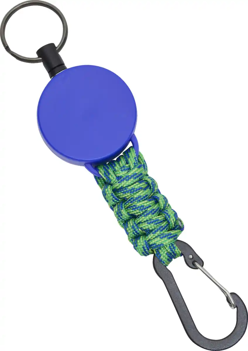 Bild 1 von IDEENWELT Ausziehbarer Schlüsselanhänger blau