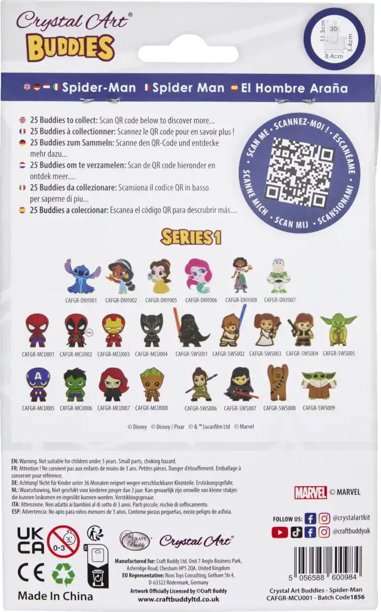 Bild 2 von IDEENWELT Crystal Art Buddy Spiderman