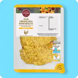 MEINE METZGEREI Panierte Hähnchen-Innenfilets, Cornflakes-Style
