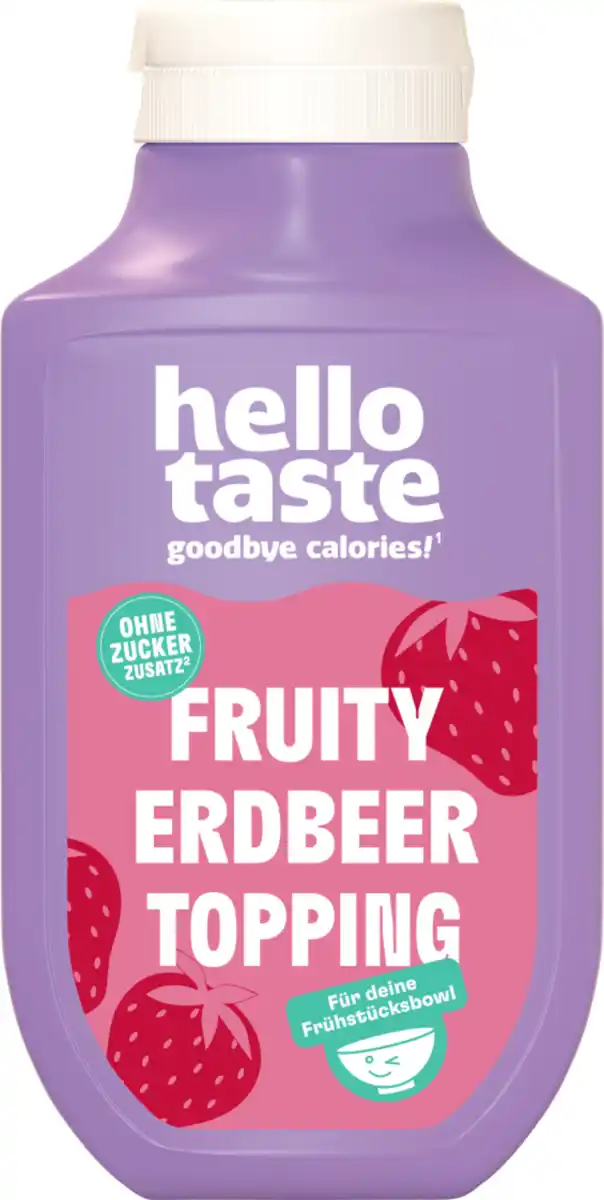 Bild 1 von hello taste Fruity Erdbeer Topping, 250 ml