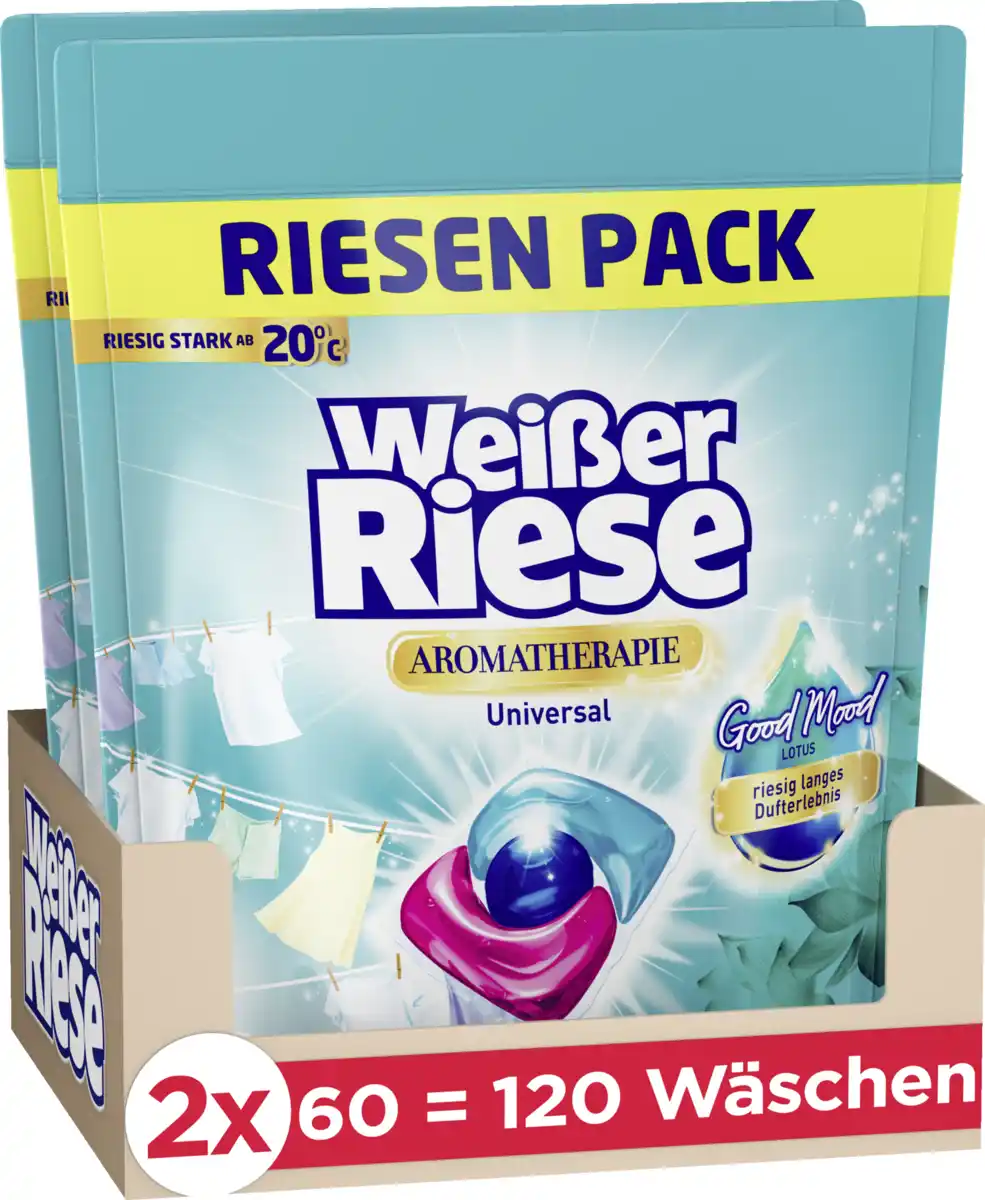 Bild 1 von Weißer Riese Universal Trio-Caps Aromatherapie Lotus 120WL, 120 WL