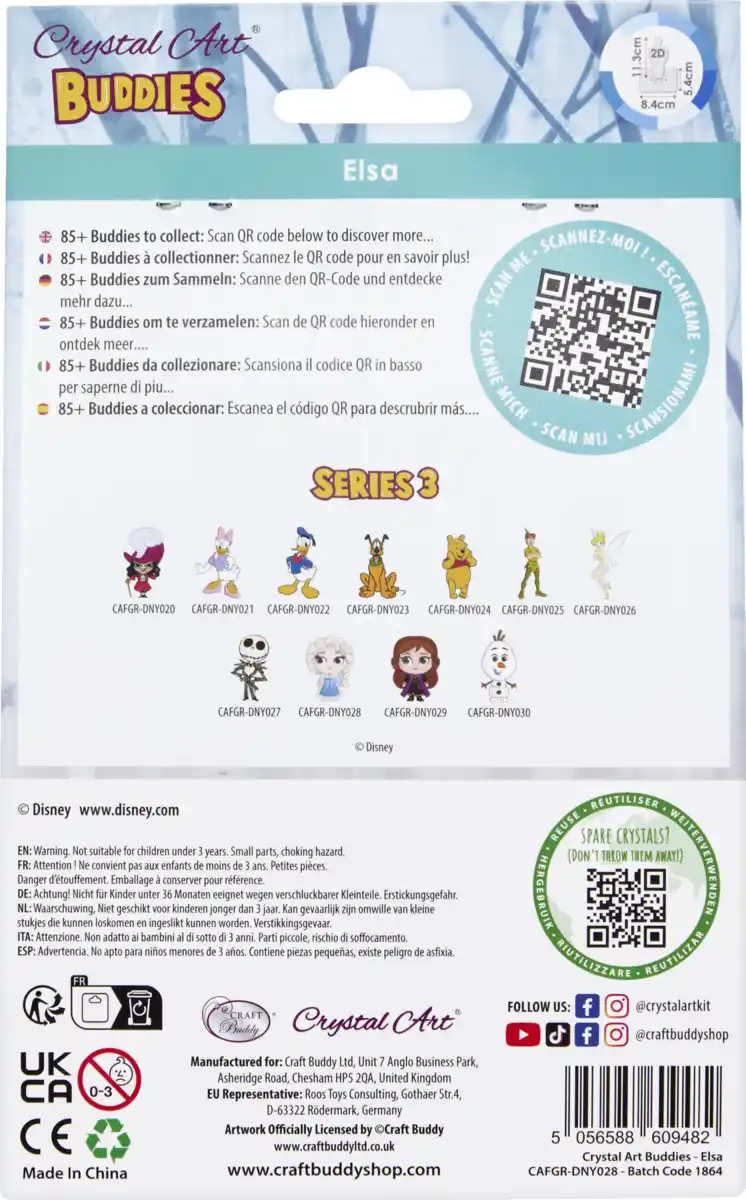 Bild 2 von IDEENWELT Crystal Art Buddy Elsa