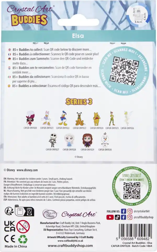 Bild 2 von IDEENWELT Crystal Art Buddy Elsa