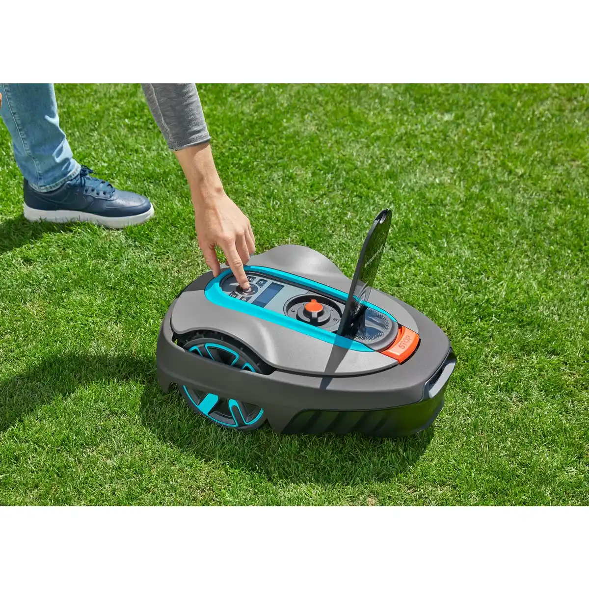 Bild 2 von GARDENA Mähroboter »Sileno City«, 2,0 Ah, Schnittbreite: 16 cm, für 400m², inkl. Akku