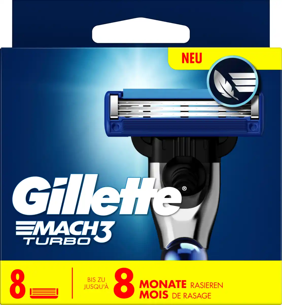 Bild 1 von Gillette Rasierklingen, Mach3 Turbo 3D