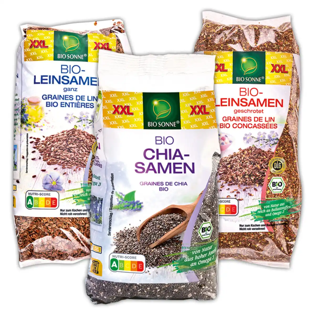 Bild 1 von Bio Sonne Bio-Leinsaat / Chia-Samen XXL