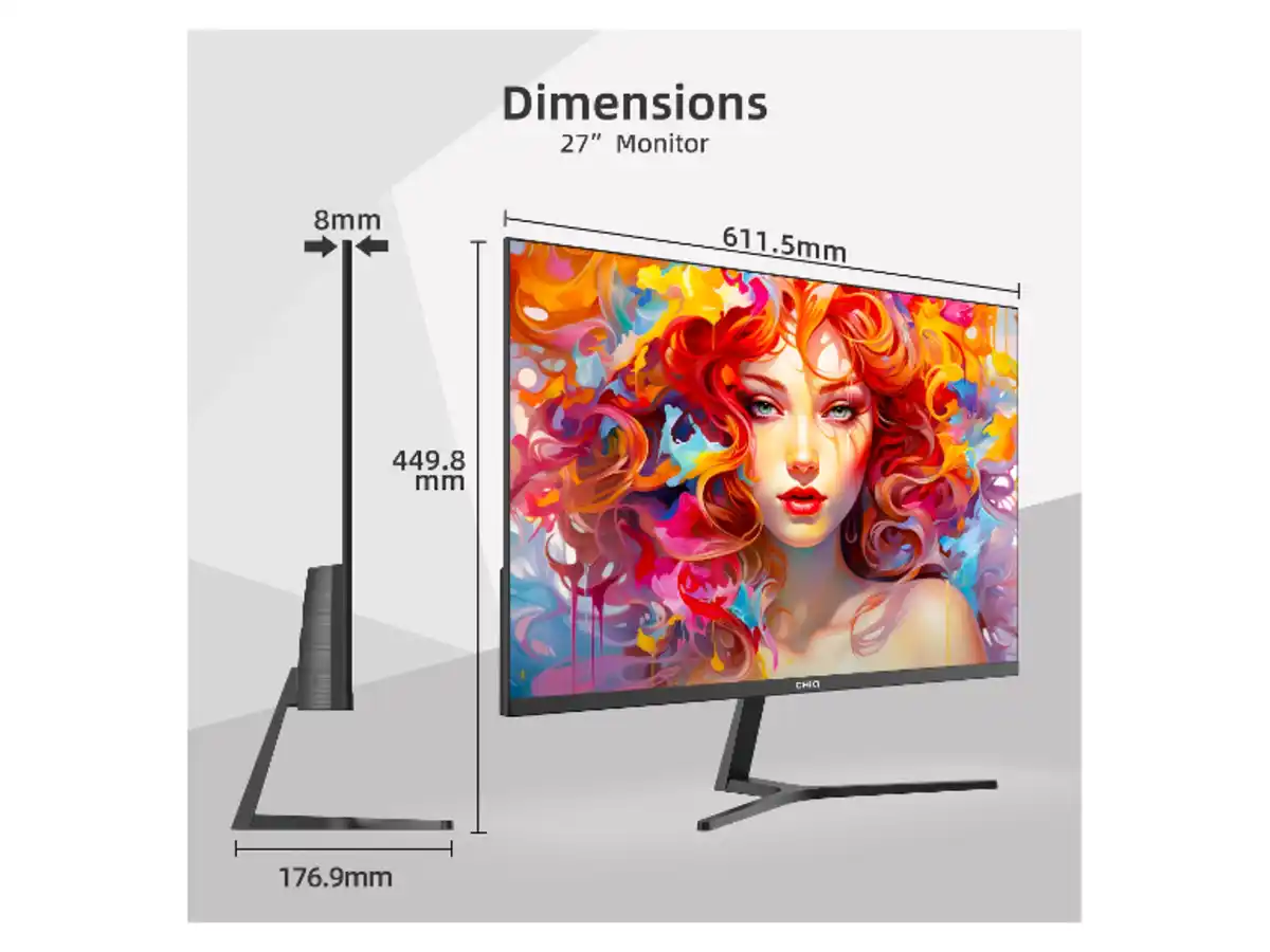 Bild 2 von Chiq PC Monitor »27F650R«, mit non-glare Oberfläche