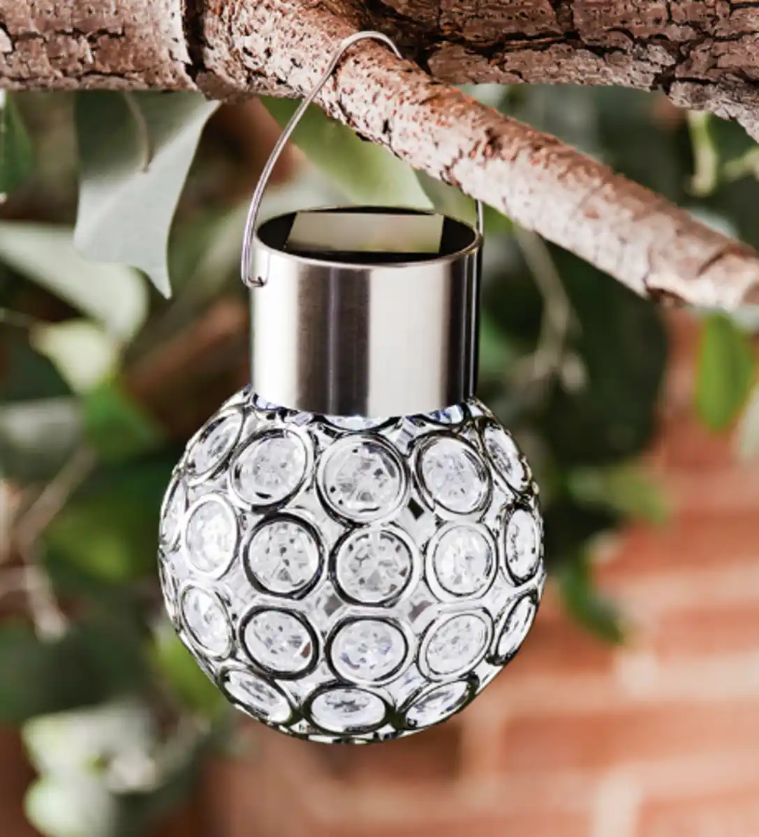 Bild 1 von Dallas Solar Hängeleuchte 8x10,5cm 2fa.sort. Farbe: Kaltweiß