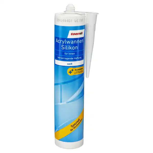 Bild 1 von toom Acrylbadewannen-Silikon weiß 310 ml