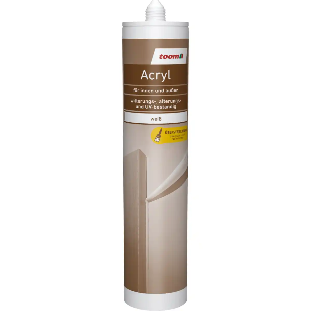 Bild 1 von toom Acryl-Dichtstoff weiß 310 ml