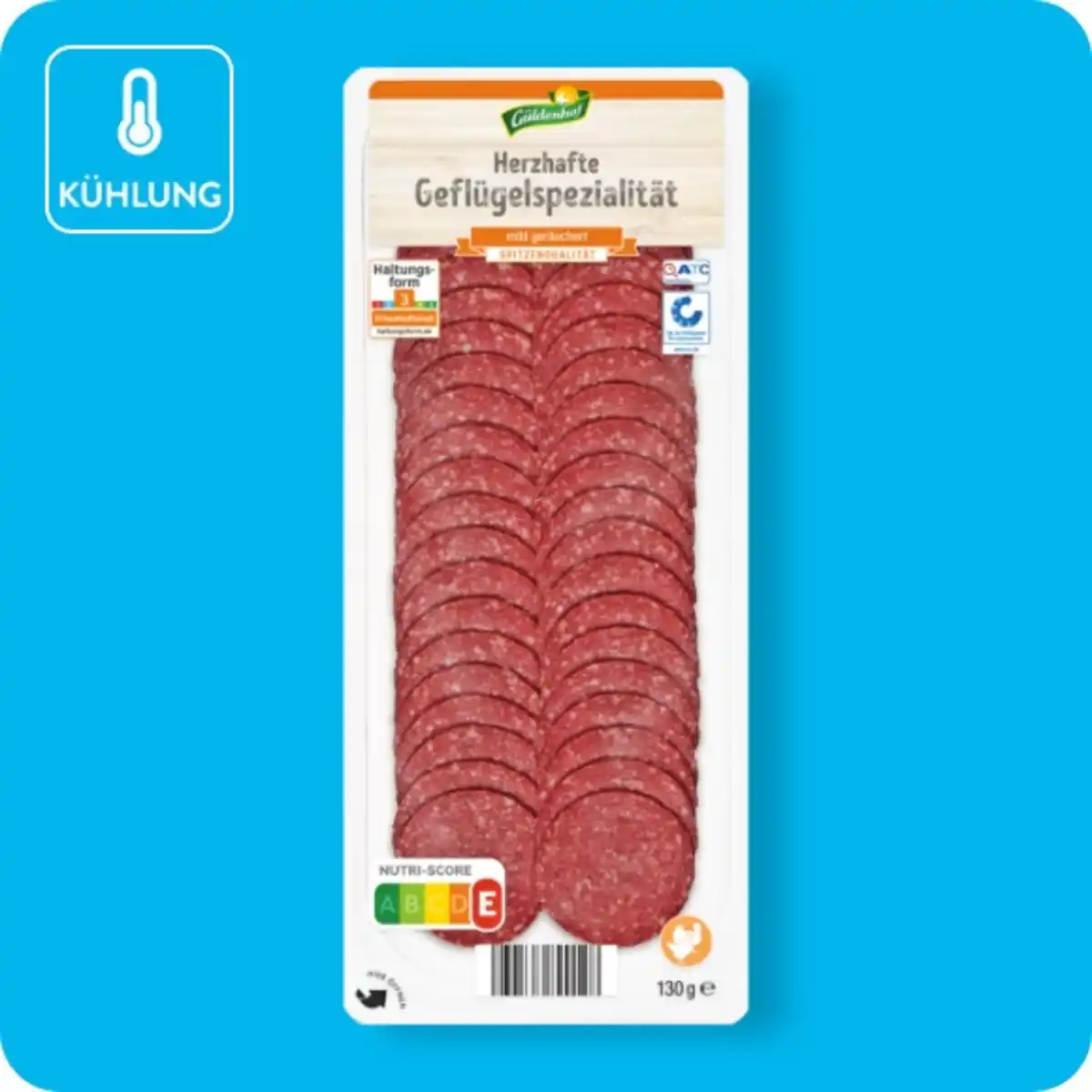 Bild 1 von GUT DREI EICHEN / GÜLDENHOF Herzhafte Geflügelsalami
