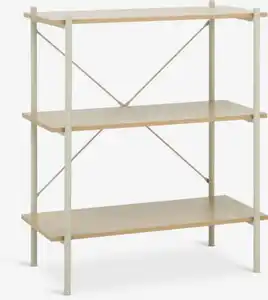Regal VANDBORG 3 Böden eiche/beige