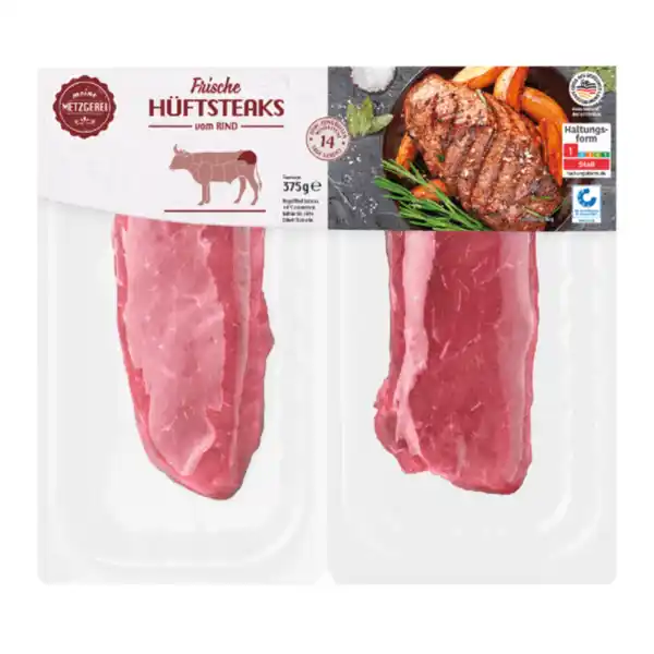 Bild 2 von MEINE METZGEREI Hüftsteaks 375g