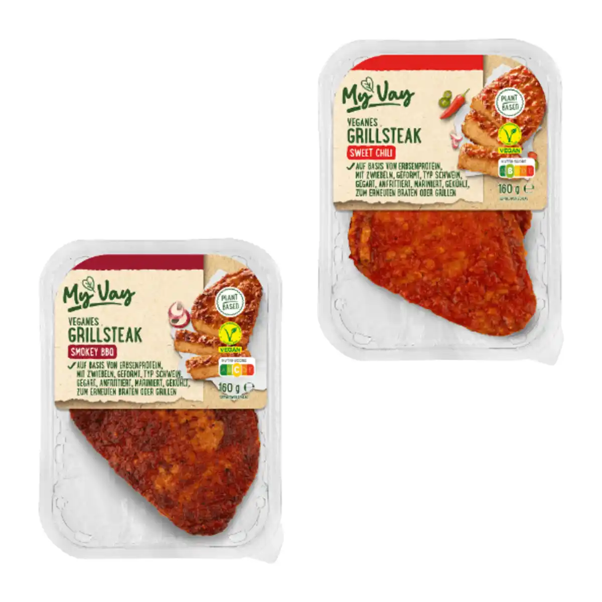 Bild 1 von MYVAY Vegane Grillsteaks 160g