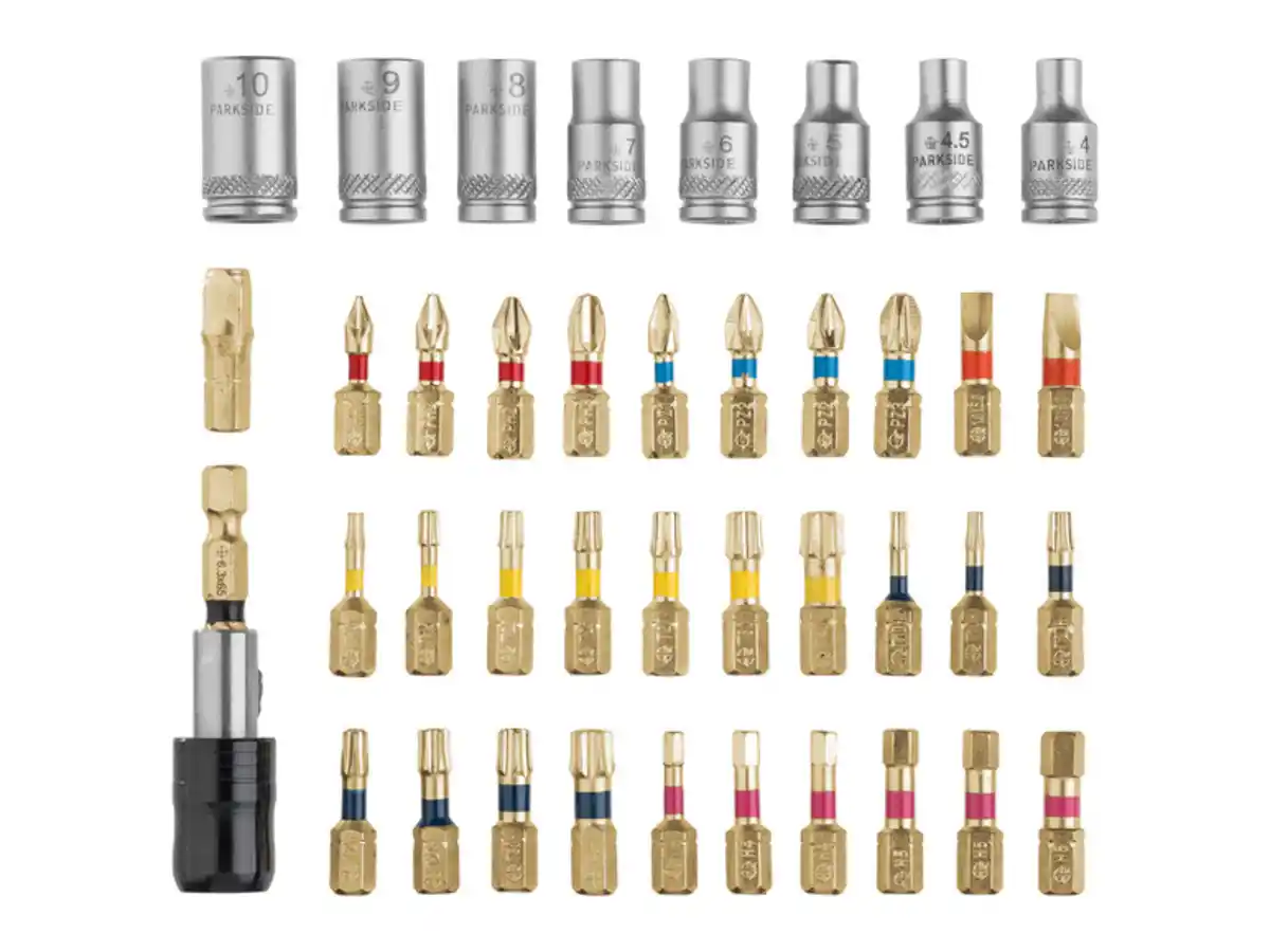 Bild 3 von PARKSIDE PERFORMANCE® Bit-Set Torsion / Bit- und Steckschlüssel-Set Torsion »PBSP 2 D4«