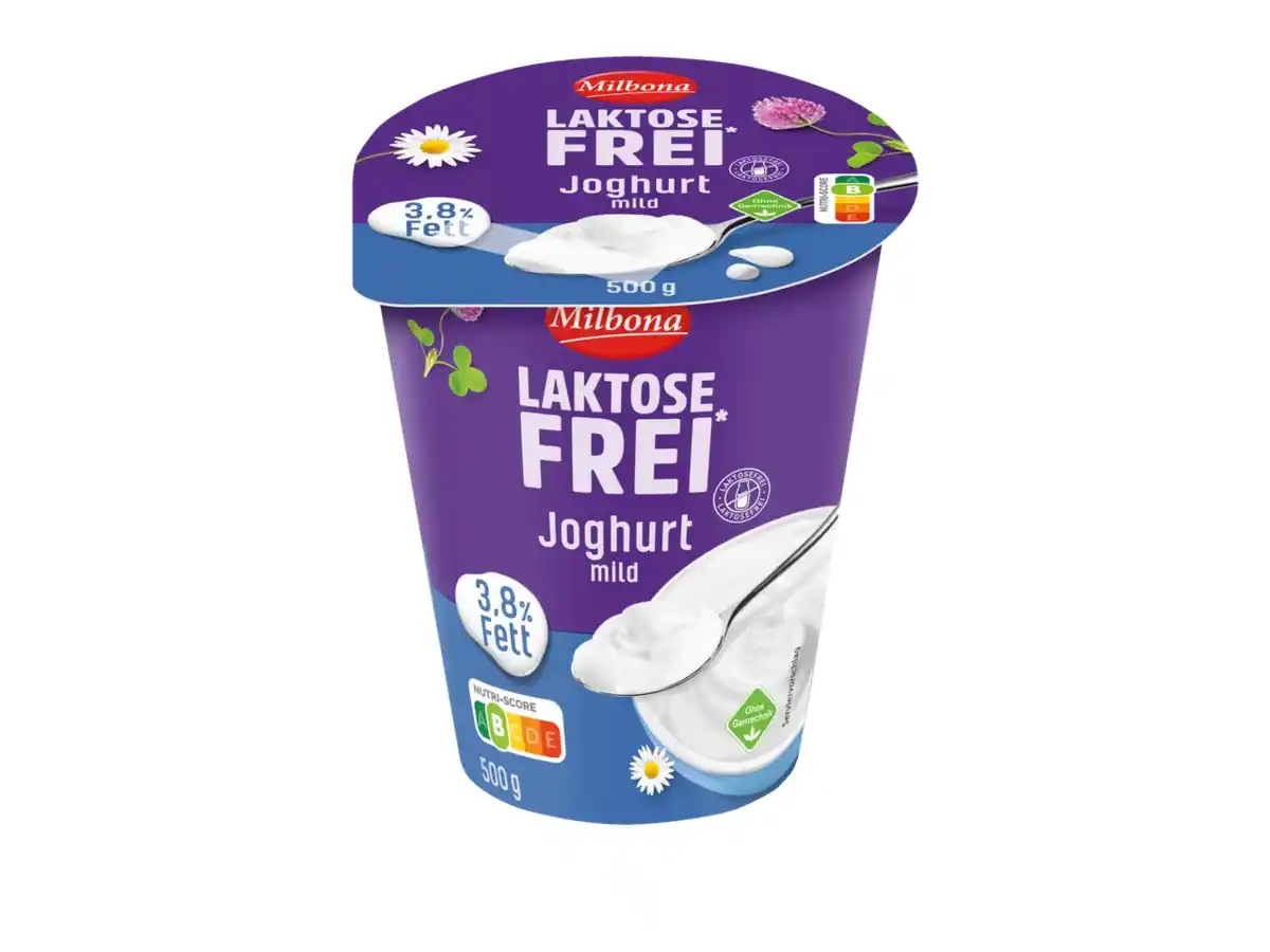 Bild 1 von Milbona Laktosefreier Naturjoghurt,  500 g
