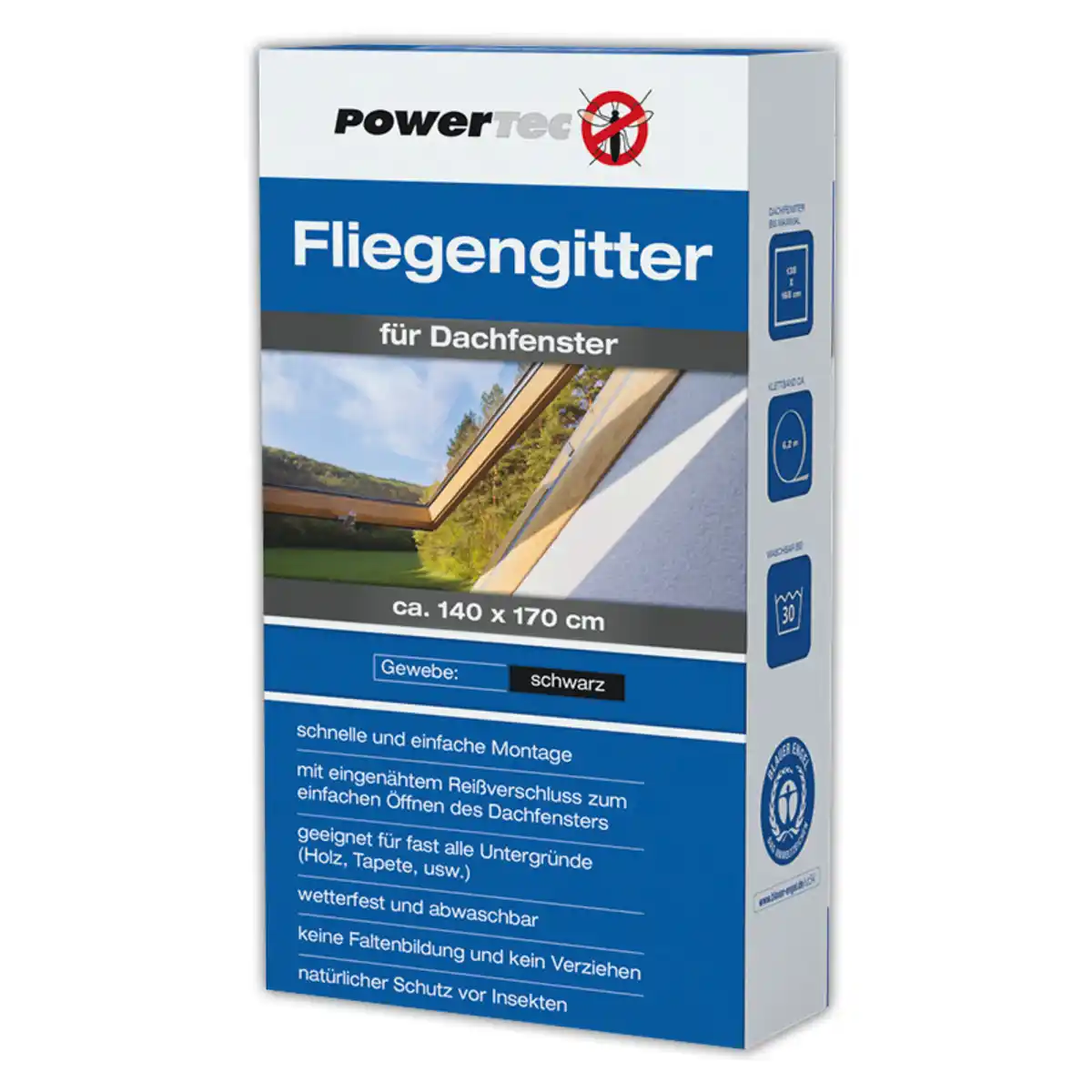 Bild 1 von Powertec Insect Fliegengitter für Dachfenster