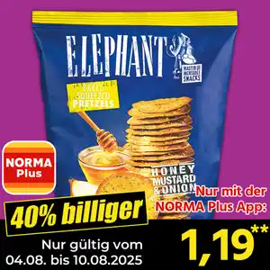 Master of Incredible Snacks Elephant Laugengebäck