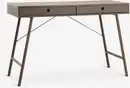 Bild 1 von Schreibtisch LINDVED 48x120 2 Schubladen eiche dunkel