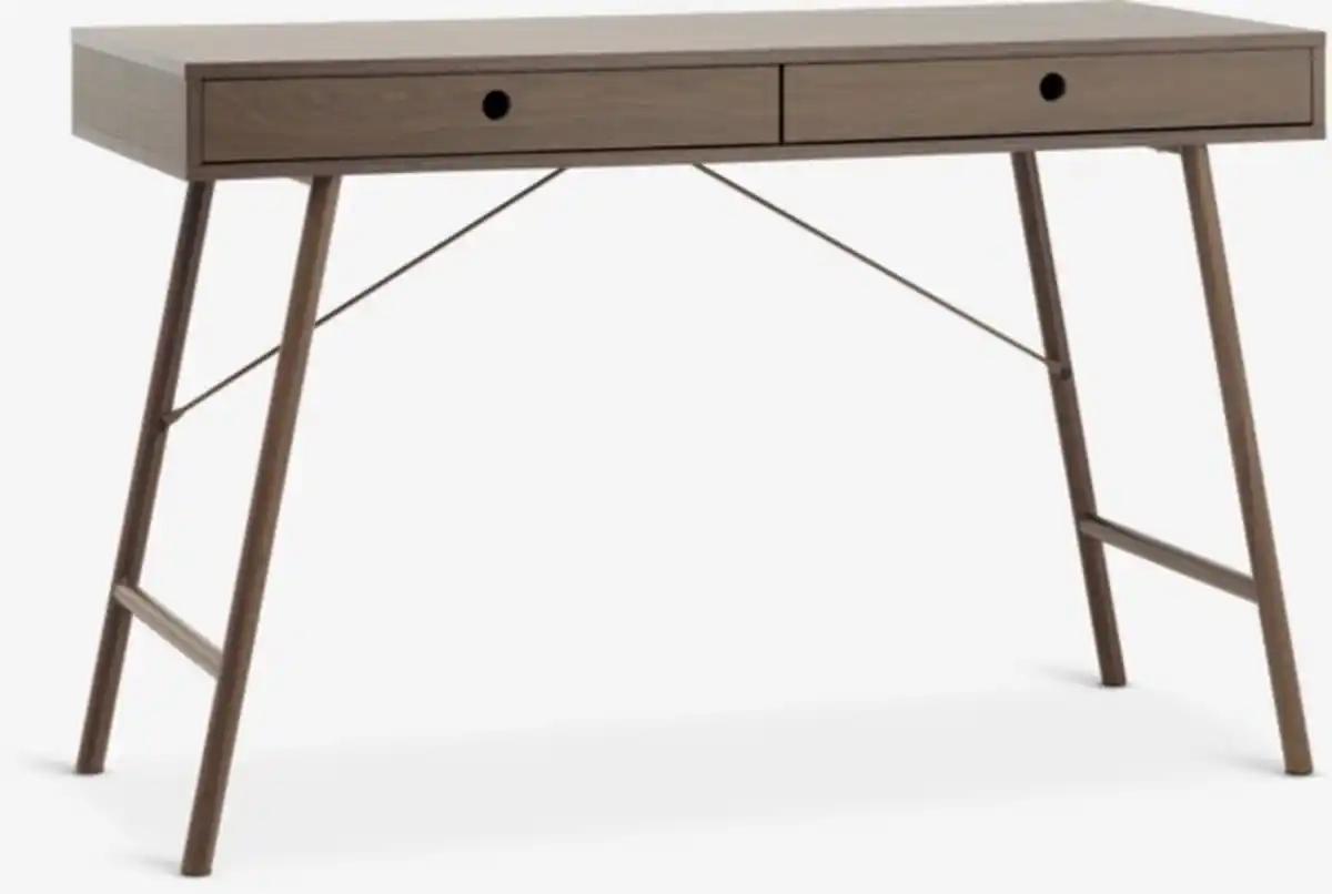 Bild 1 von Schreibtisch LINDVED 48x120 2 Schubladen eiche dunkel