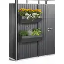 Bild 1 von Biohort Pflanzgefäß 'FloraBoard' dunkelgrau-metallic für Gerätehaus 'AvantGarde', 'HighLine', 'Panorama'