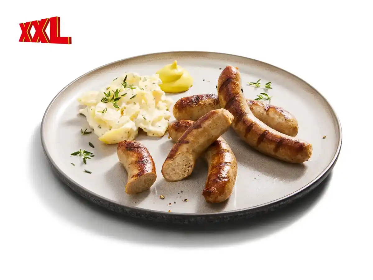 Bild 1 von XXL Grillmeister Puten-Bratwurst,  540 g