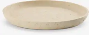 Dekotablett JENSUFFE Ø30xH3cm beige