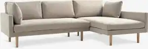 Sofa HVIDBJERG Chaiselongue beige