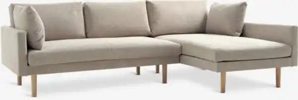 Bild 1 von Sofa HVIDBJERG Chaiselongue beige