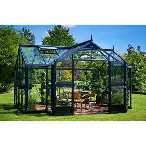 Juliana Gewächshaus 'Orangerie' 296 x 439 cm mit 3 mm Sicherheitsglas anthrazit