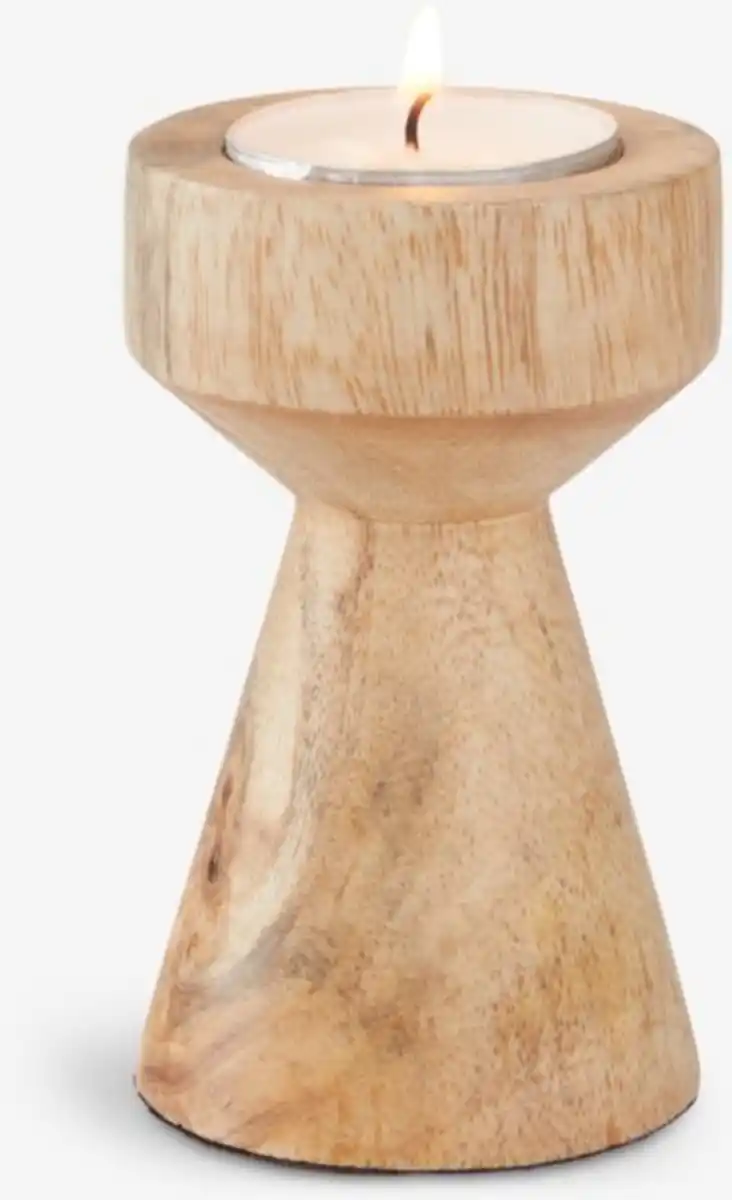 Bild 1 von Teelichthalter JOHAN Ø6xH10cm holz