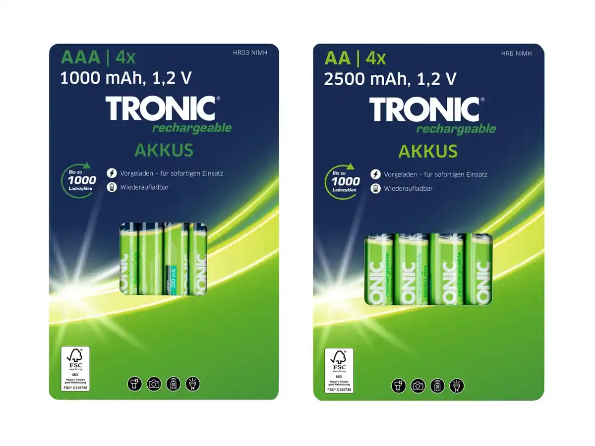 Bild 1 von TRONIC® Akkus,  4 Stu