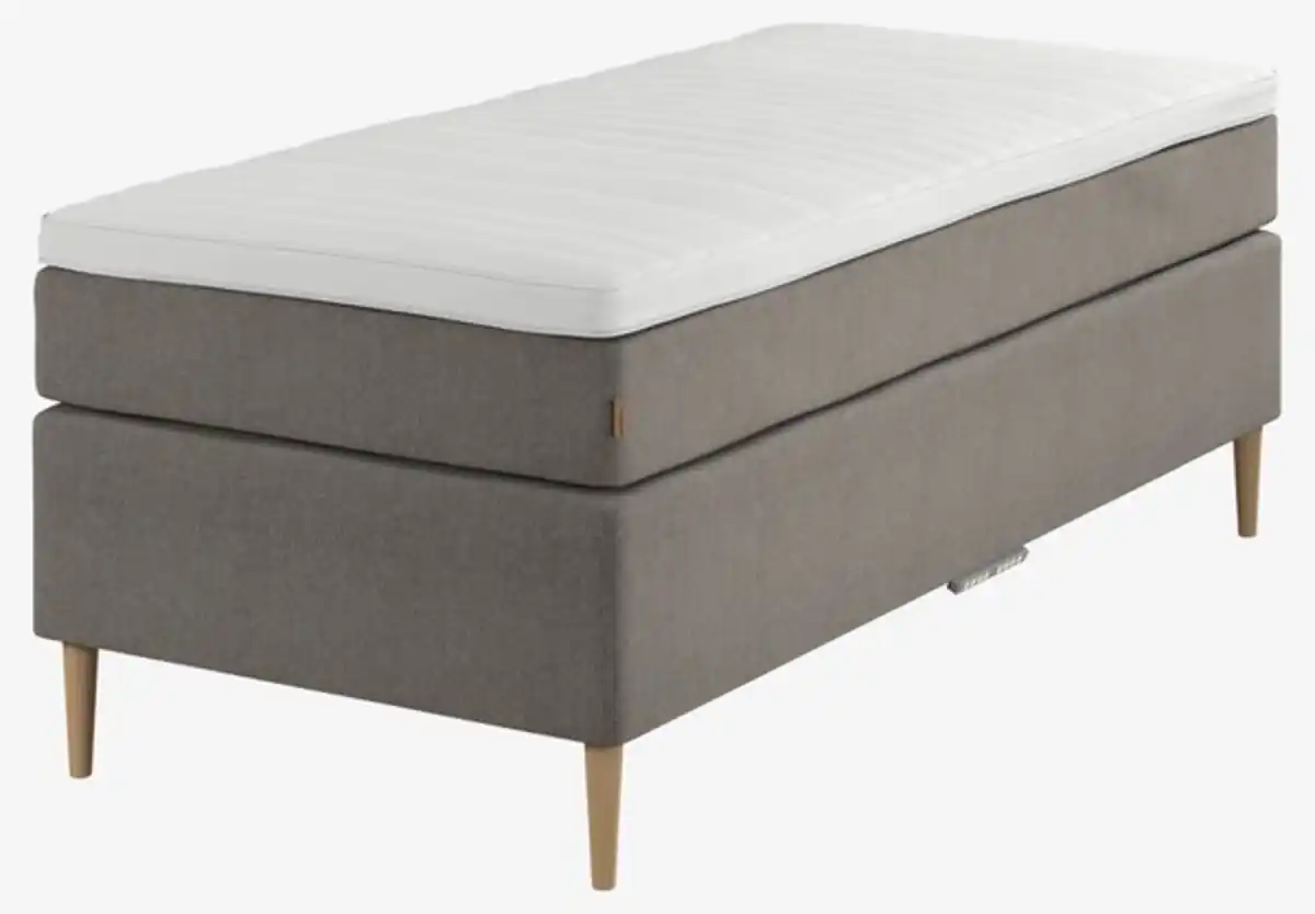 Bild 1 von Boxspringbett 90x200cm ROGGA GC110 grau-21 DZ
