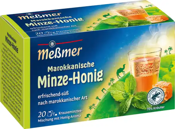Bild 1 von Meßmer Kräutertee Marokkanische Minze-Honig (20 Beutel)