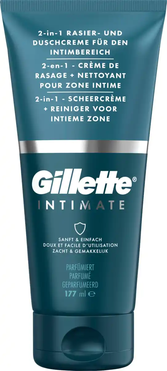 Bild 1 von Gillette INTIMATE Reinigungs & Rasiercreme 2in1, Intimate